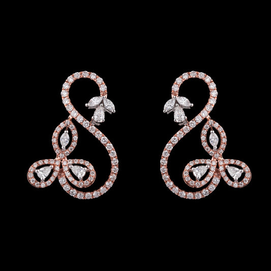 18K Two Tone Gold Diamond Jewellery - 1.01ct VS-FG