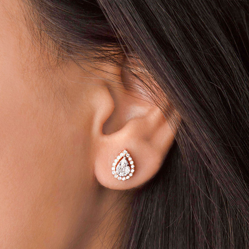 18K Two Tone Gold Diamond Jewellery - 0.5ct VS-SI-FG