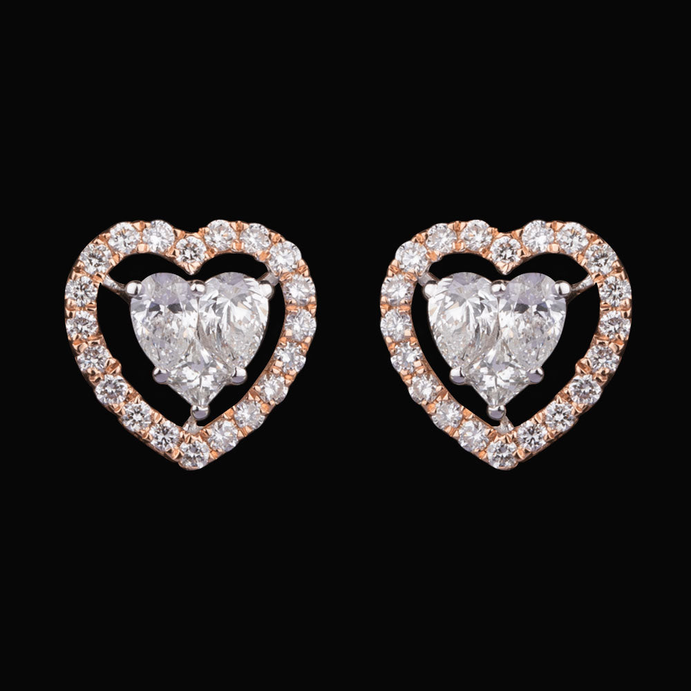 18K Two Tone Gold Diamond Jewellery - 0.61ct VS-SI-FG