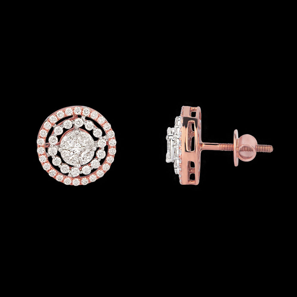 14K Rose Gold Diamond Jewellery - 1ct VS-FG