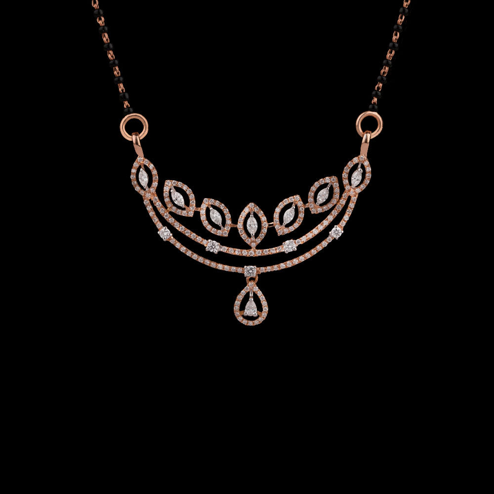 18K Two Tone Gold Diamond Tanmaniya - 0.74ct VS-SI-FG