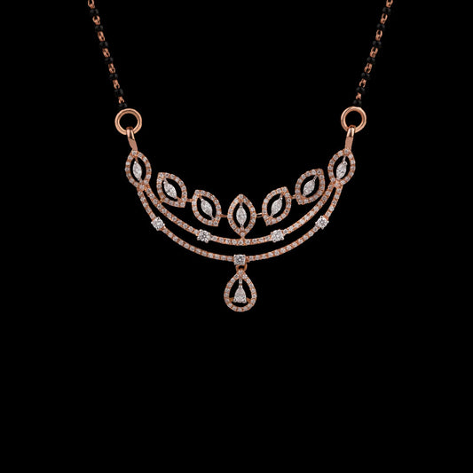 18K Two Tone Gold Diamond Tanmaniya - 0.74ct VS-SI-FG