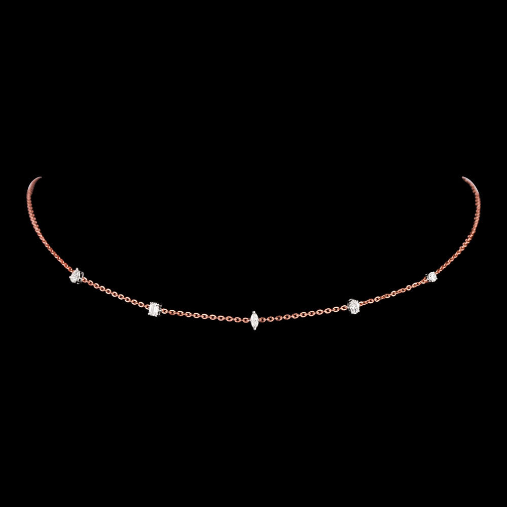 18K Two Tone Gold Diamond Jewellery - 0.541ct VS-SI-FG