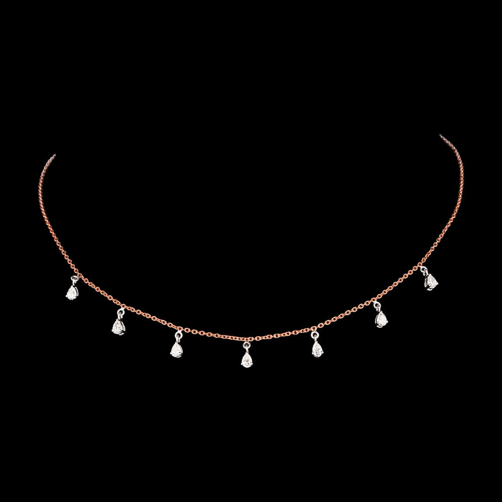18K Two Tone Gold Diamond Jewellery - 0.9ct VS-SI-GH