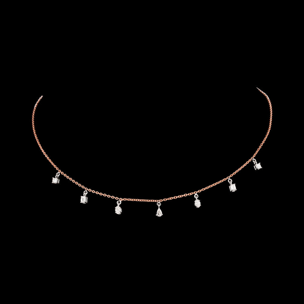18K Two Tone Gold Diamond Jewellery - 0.98ct VS-SI-GH