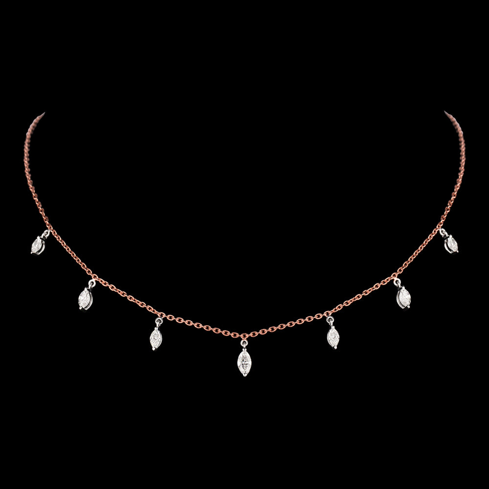18K Two Tone Gold Diamond Jewellery - 1.074ct VS-GH