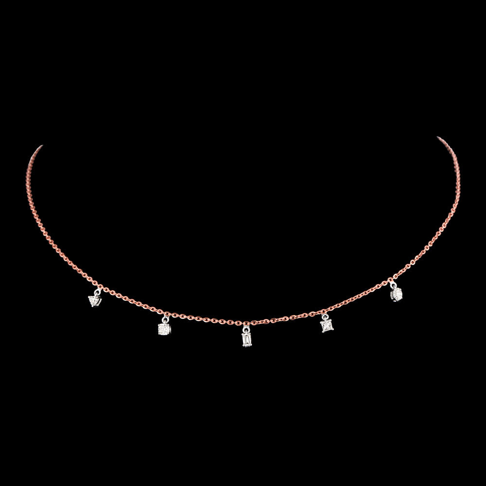 18K Two Tone Gold Diamond Jewellery - 0.619ct VS-SI-HI