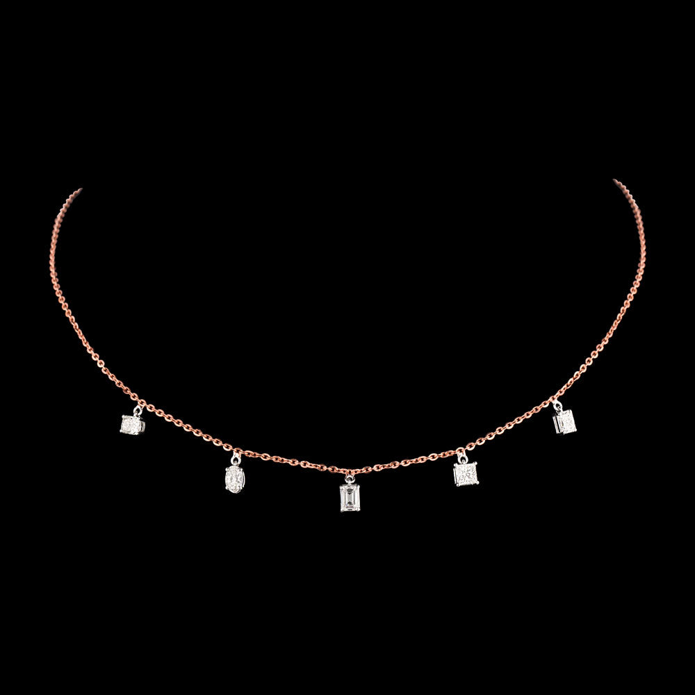 18K Two Tone Gold Diamond Jewellery - 1.696ct VS-SI-IJ