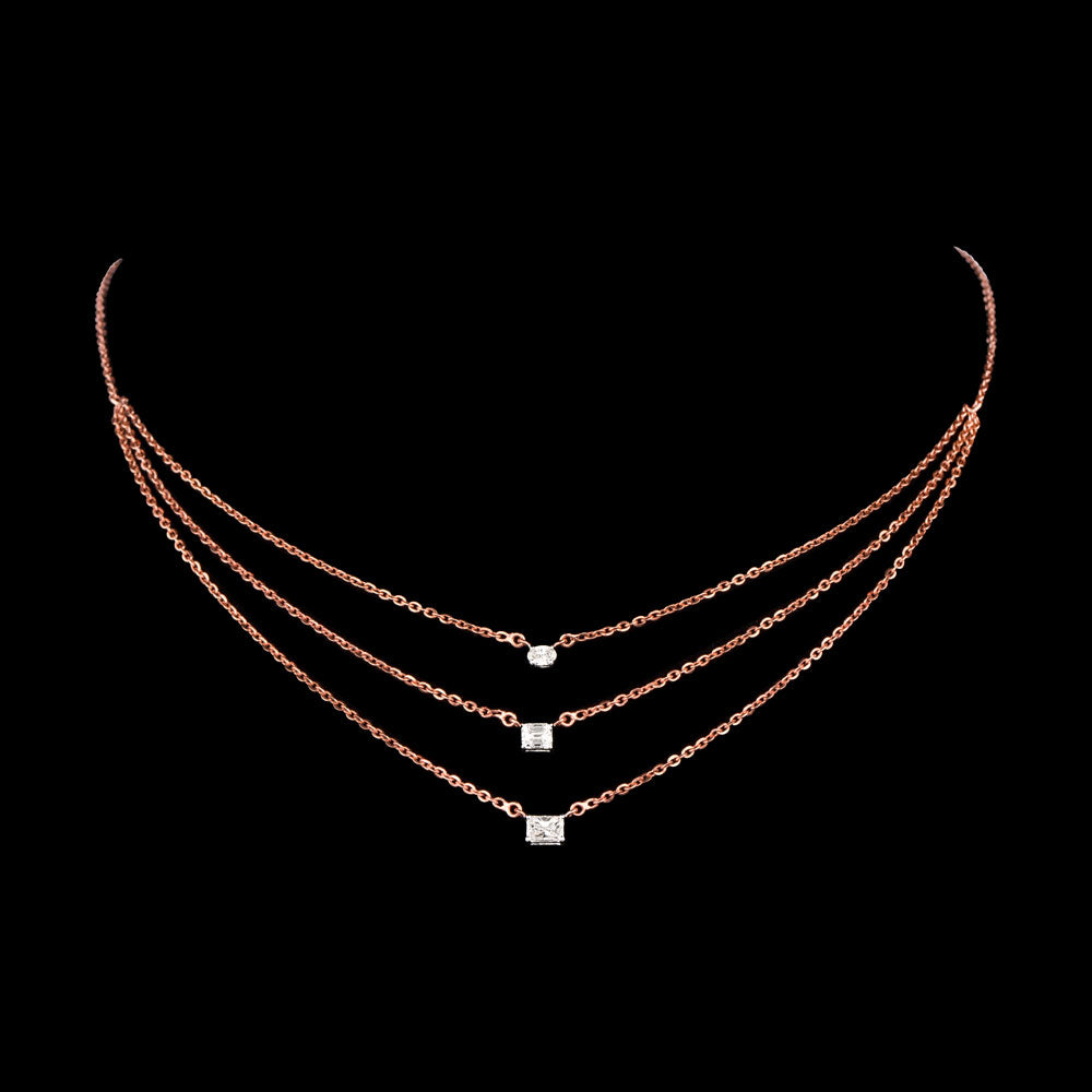 18K Two Tone Gold Diamond Jewellery - 0.78ct VS-SI-IJ