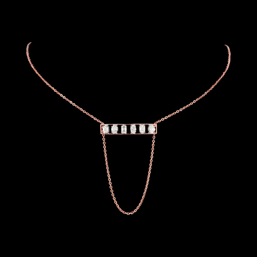 18K Two Tone Gold Diamond Jewellery - 1.419ct VVS-VS-IJ