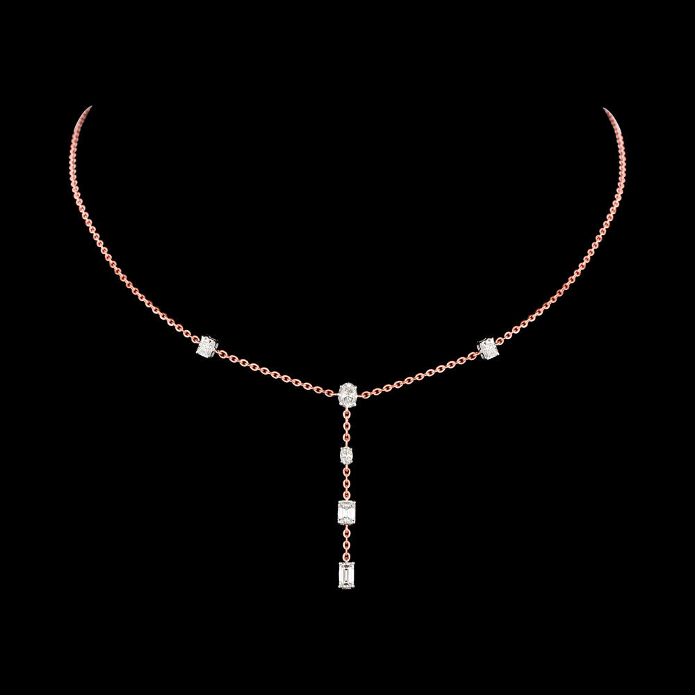 18K Two Tone Gold Diamond Jewellery - 1.434ct VVS-VS-IJ