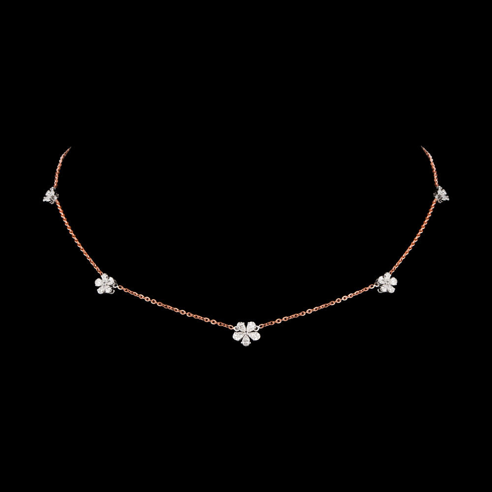 18K Two Tone Gold Diamond Jewellery - 1.299ct VVS-VS-FG