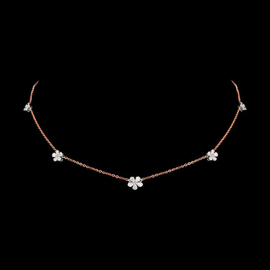 18K Two Tone Gold Diamond Jewellery - 1.299ct VVS-VS-FG