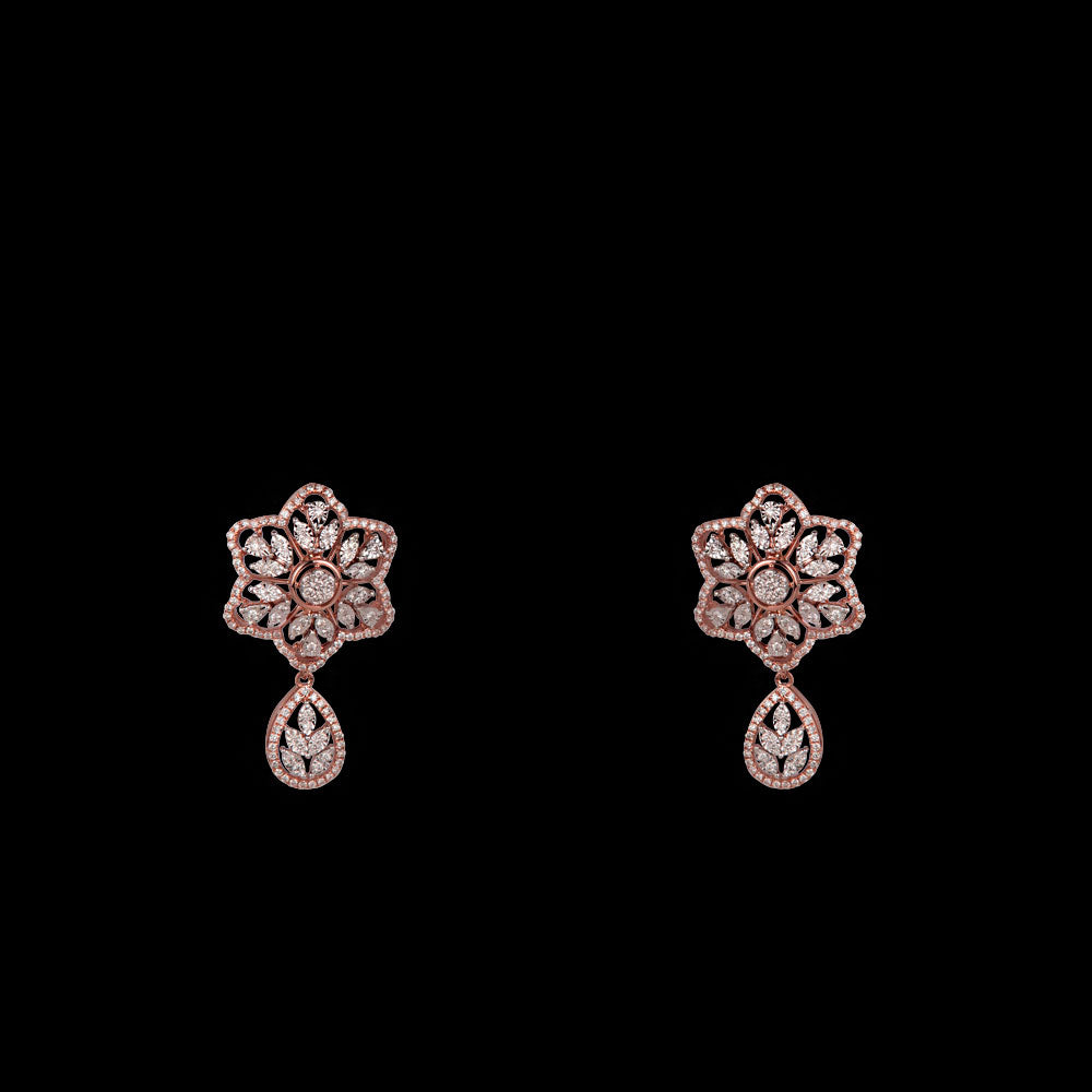 14K Two Tone Gold Diamond Jewellery - 1.22ct VVS-VS-GH