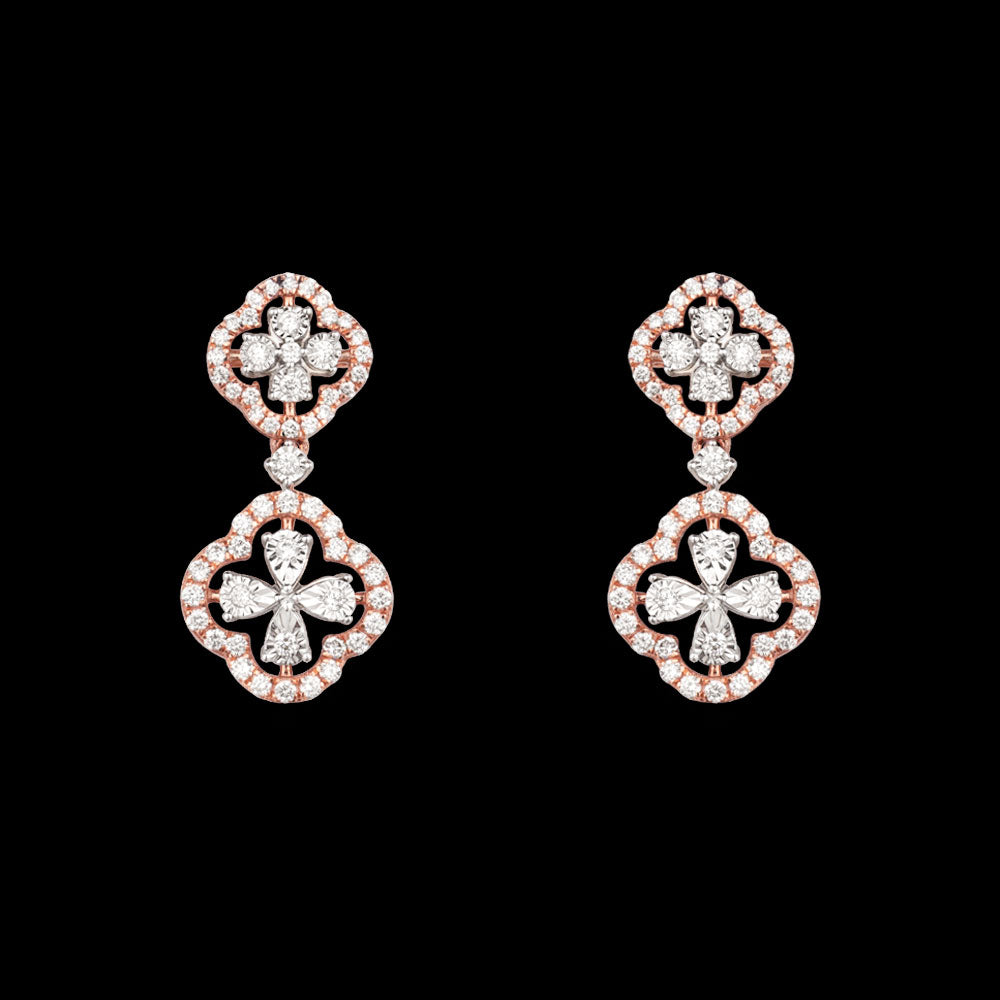 14K Two Tone Gold Diamond Jewellery - 0.72ct VVS-VS-GH