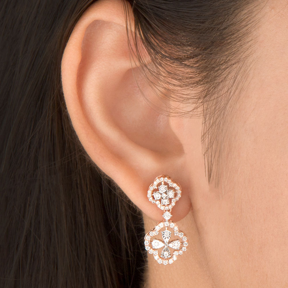 14K Two Tone Gold Diamond Jewellery - 0.72ct VVS-VS-GH