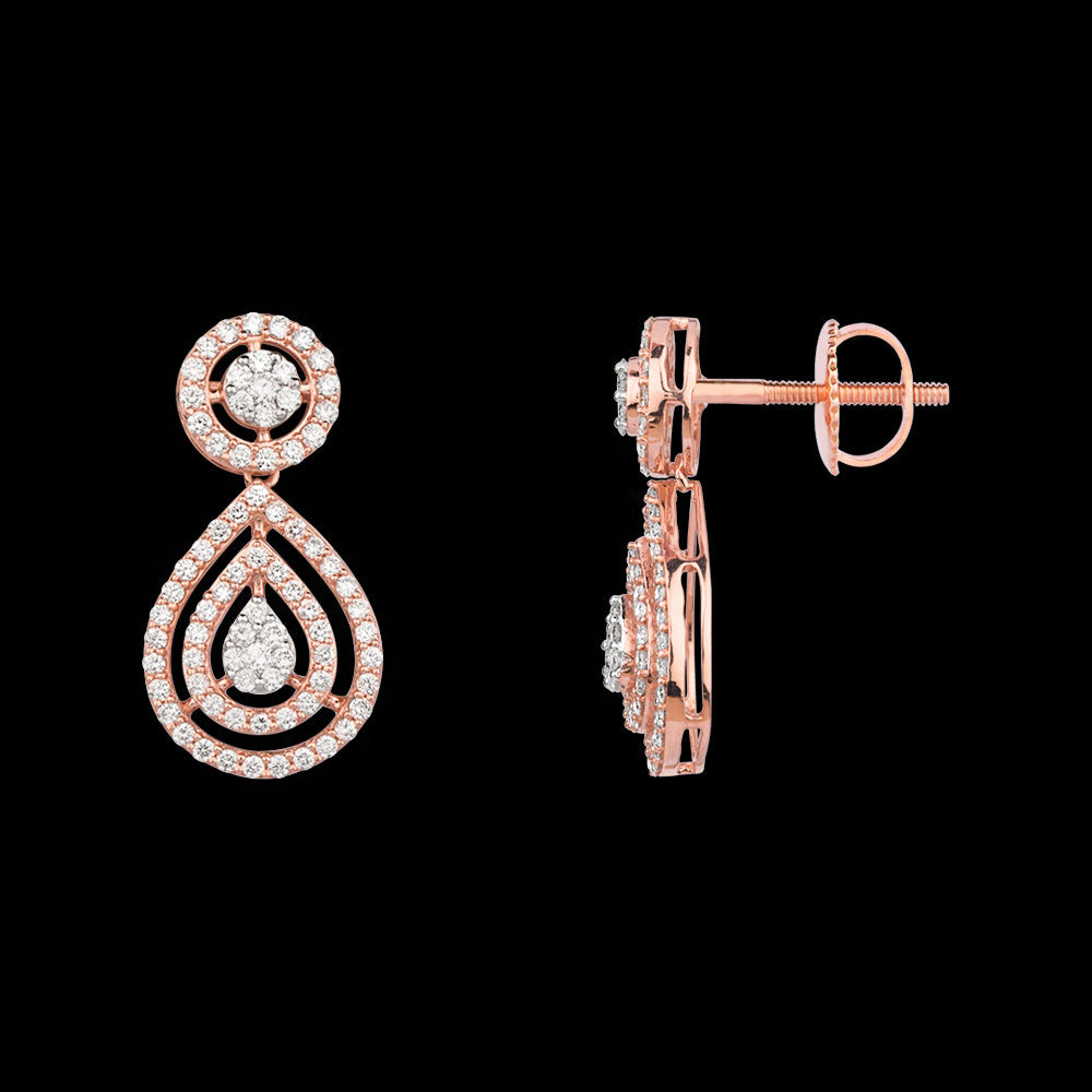 14K Two Tone Gold Diamond Jewellery - 1.364ct VVS-VS-HI