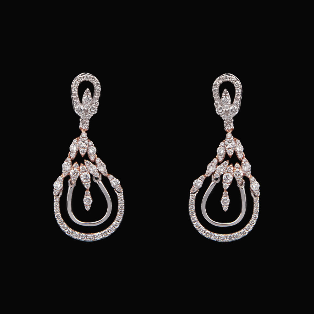 18K Two Tone Gold Diamond Jewellery - 1.18ct VS-IJ