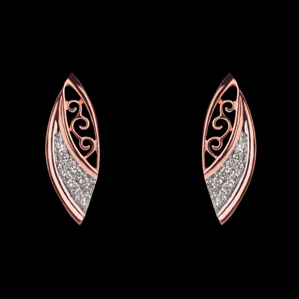 14K Two Tone Gold Diamond Jewellery - 0.17ct VVS-VS-GH