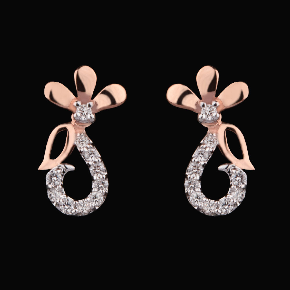 14K Two Tone Gold Diamond Jewellery - 0.12ct VVS-VS-GH