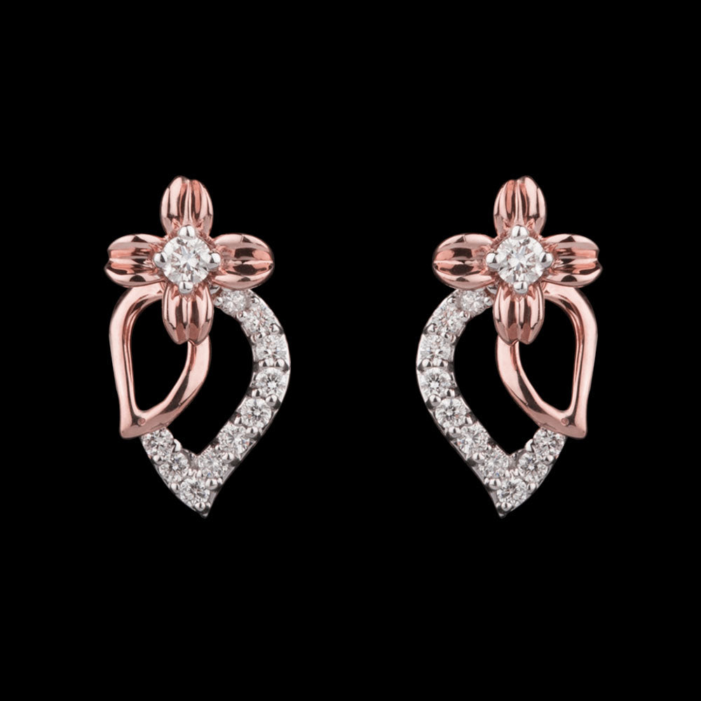 14K Two Tone Gold Diamond Jewellery - 0.18ct VVS-VS-GH