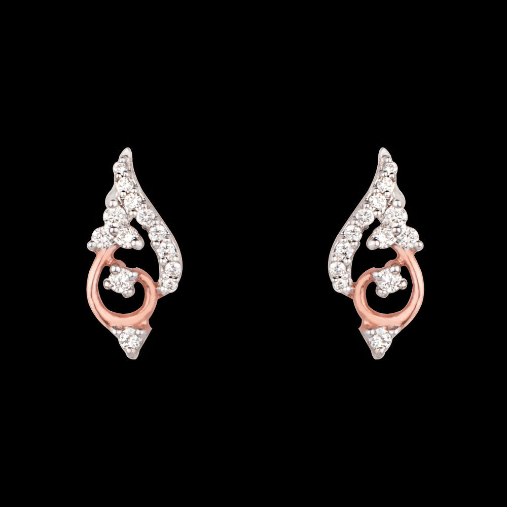 14K Two Tone Gold Diamond Jewellery - 0.2ct VVS-VS-GH