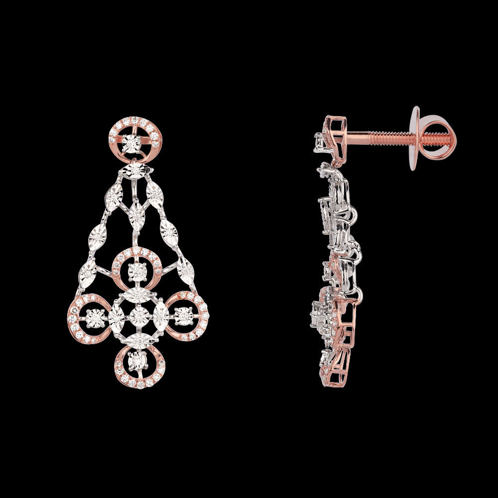 14K Two Tone Gold Diamond Jewellery - 1.7ct VVS-VS-GH