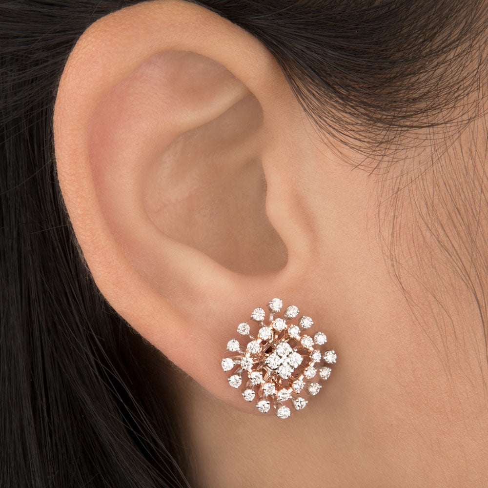 14K Rose Gold Diamond Jewellery - 1ct VS-HI