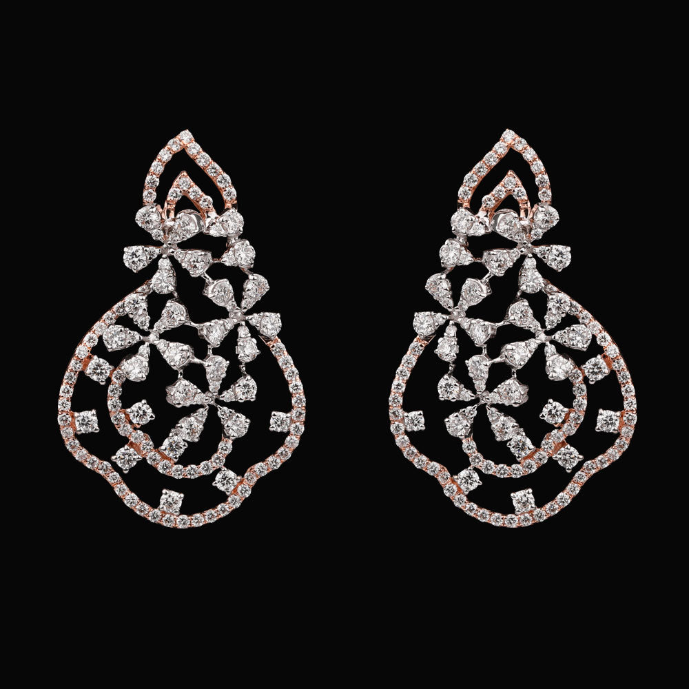 18K Two Tone Gold Diamond Jewellery - 2.09ct VVS-VS-GHI