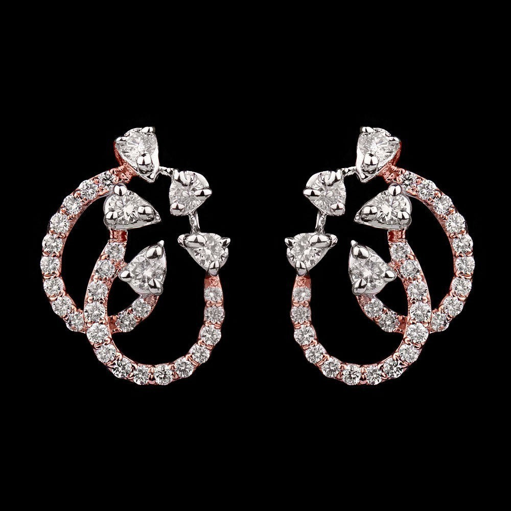14K Two Tone Gold Diamond Jewellery - 0.47ct VVS-VS-GH
