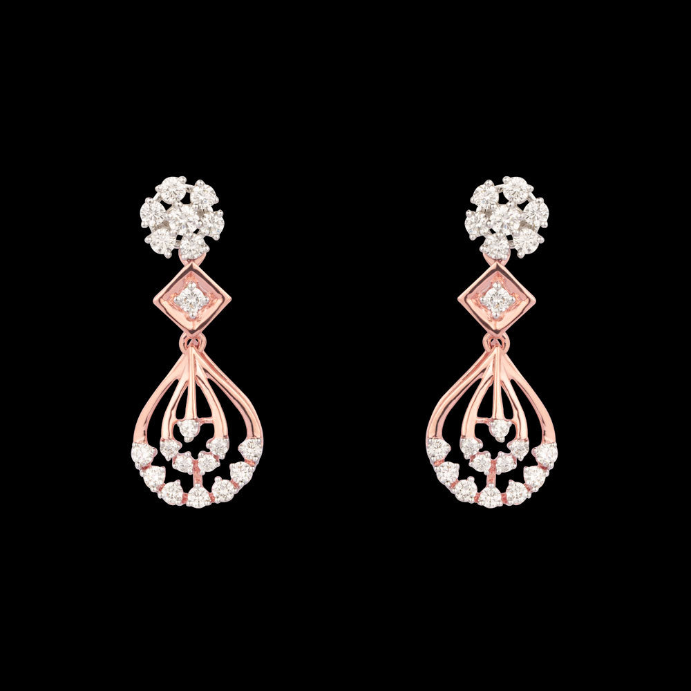 14K Rose Gold Diamond Jewellery - 0.87ct VVS-VS-HI