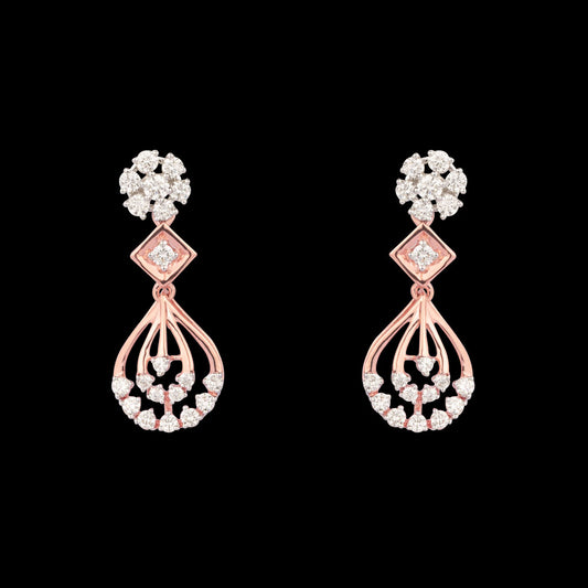 14K Rose Gold Diamond Jewellery - 0.87ct VVS-VS-HI