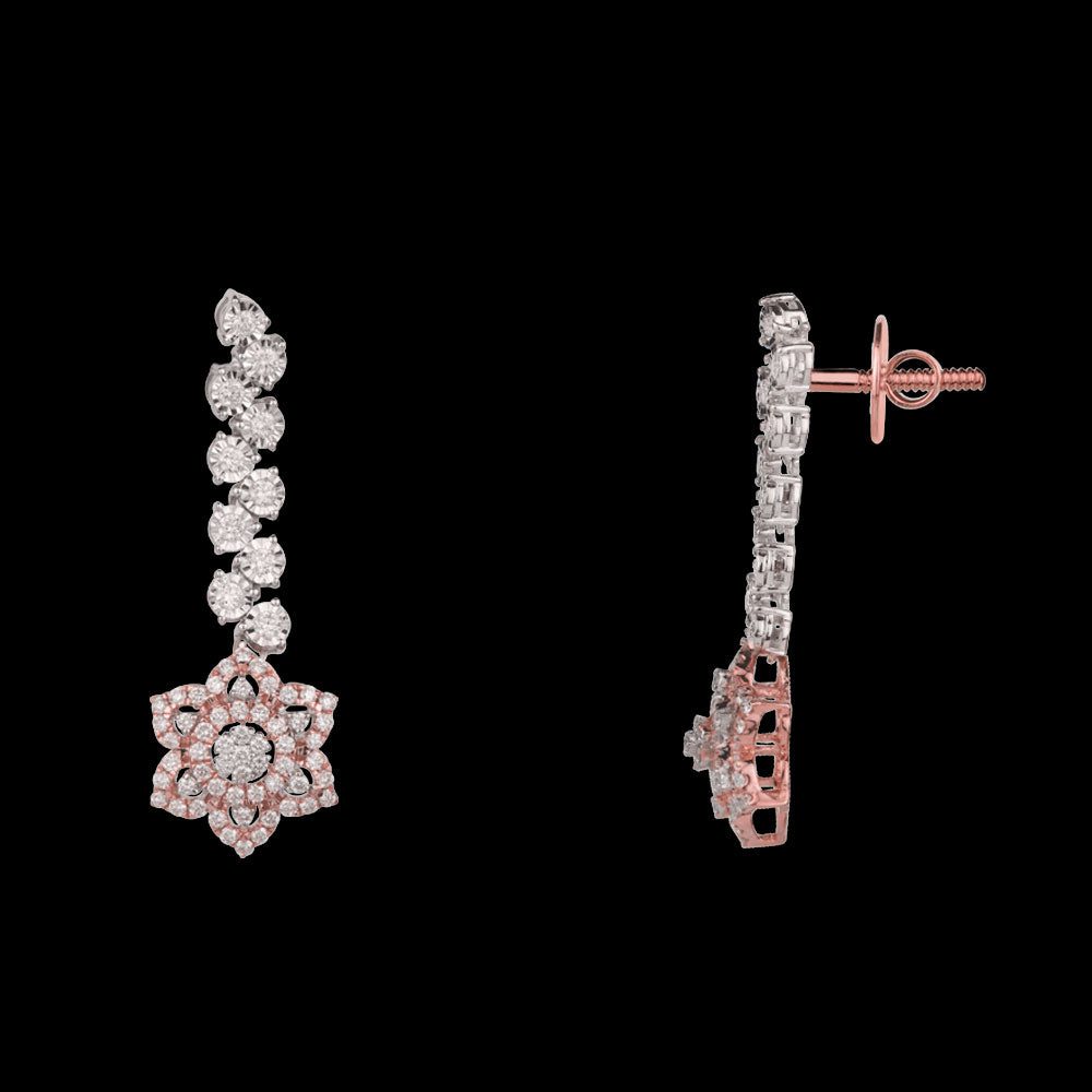 18K Two Tone Gold Diamond Jewellery - 1.22ct VS-SI-FG