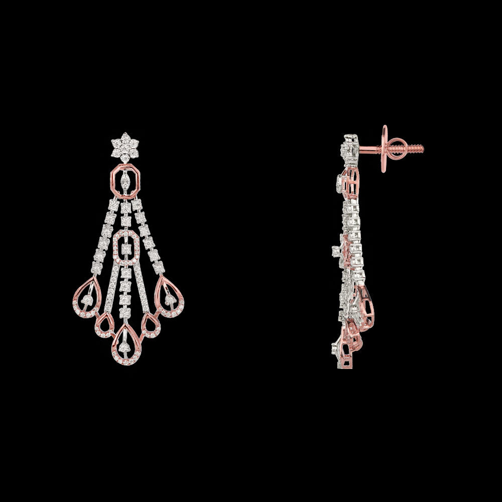 14K Two Tone Gold Diamond Jewellery - 1.32ct VS-SI-FG