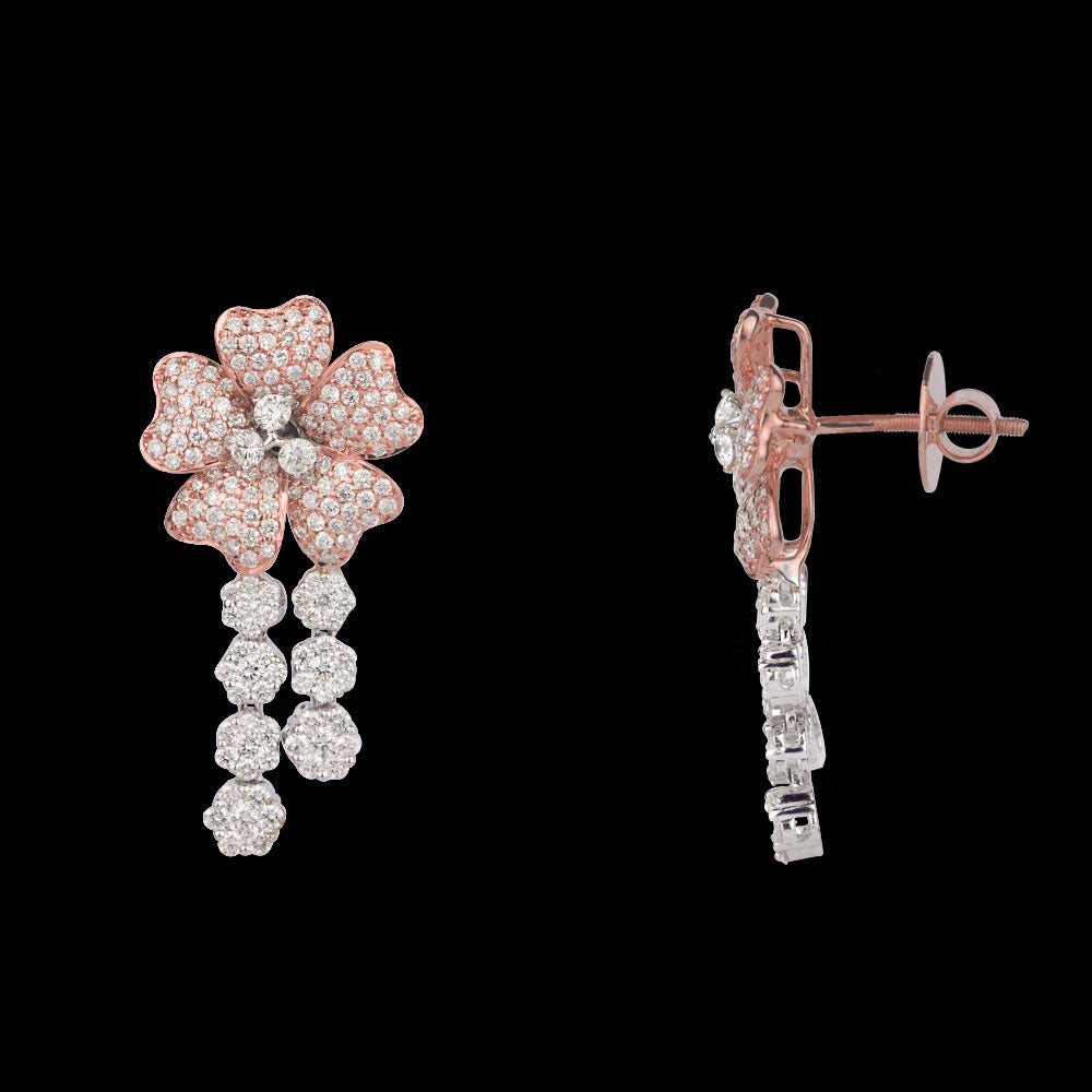 14K Two Tone Gold Diamond Jewellery - 3.44ct VVS-VS-GH