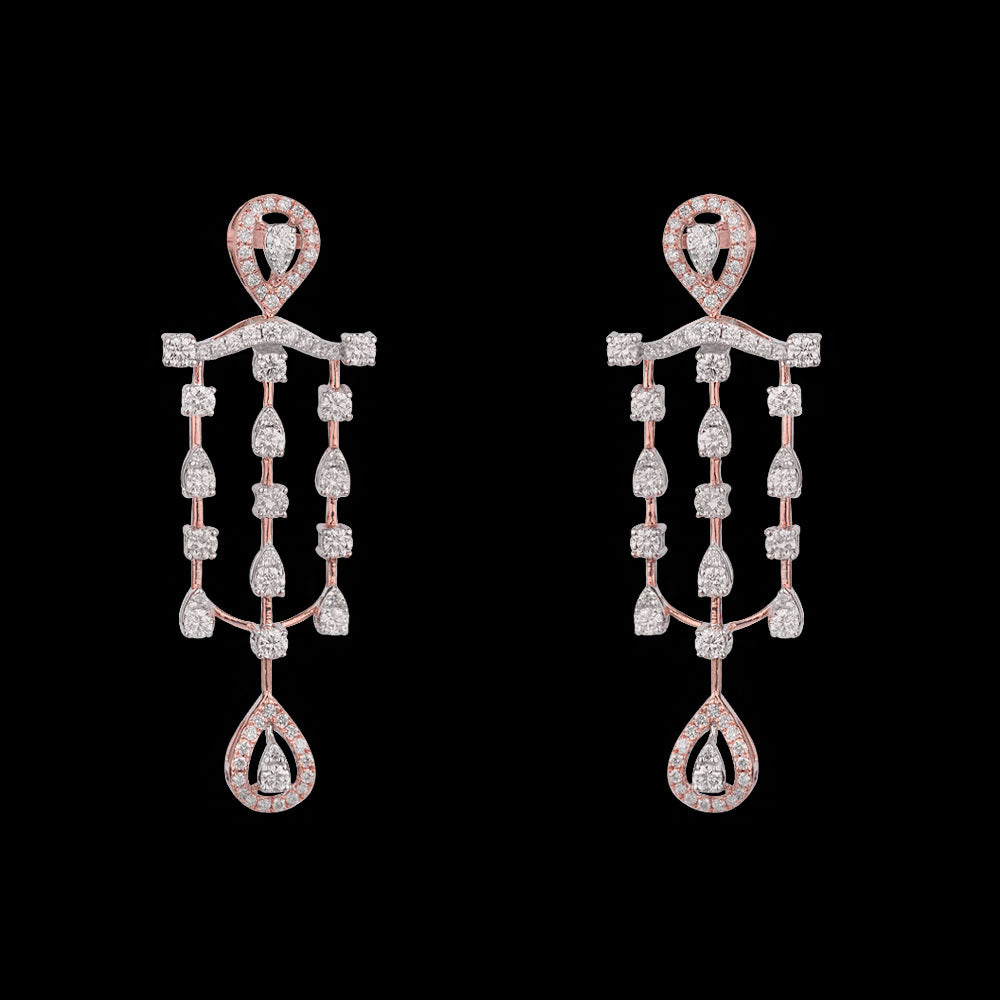 18K Two Tone Gold Diamond Jewellery - 1.96ct VVS-VS-GH