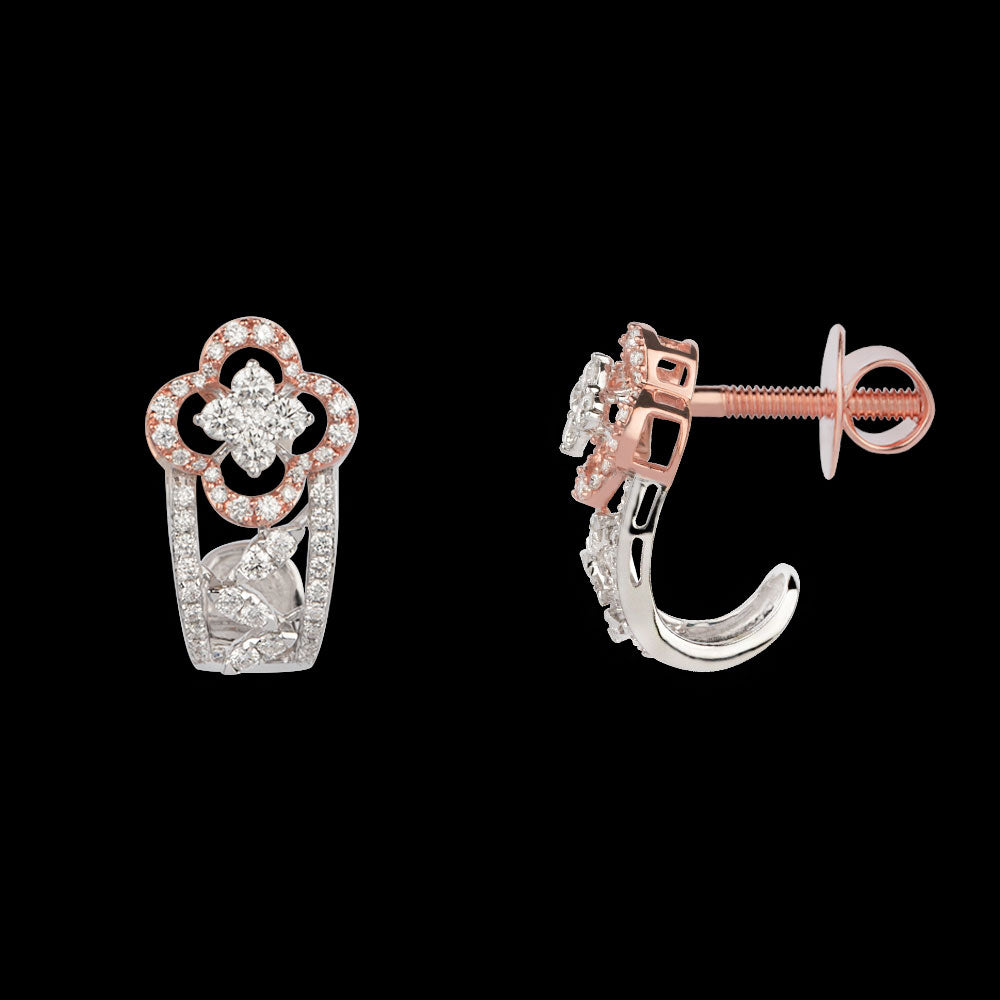 18K Two Tone Gold Diamond Jewellery - 1.4ct VVS-VS-GH