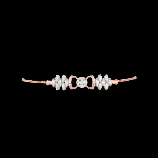 18K Two Tone Gold Diamond Jewellery - 0.809ct VVS-VS-EF