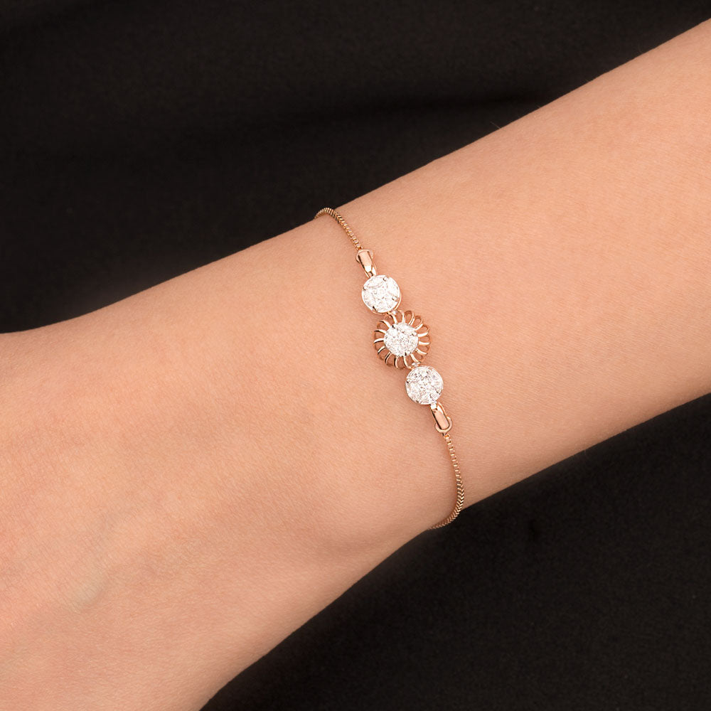 18K Two Tone Gold Diamond Jewellery - 0.412ct VVS-VS-EF