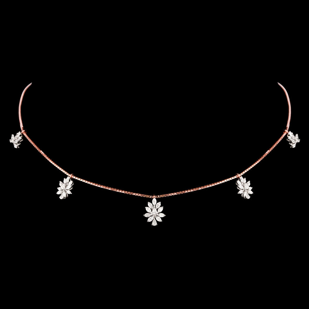 18K Two Tone Gold Diamond Necklace - 1.184ct VVS-EF