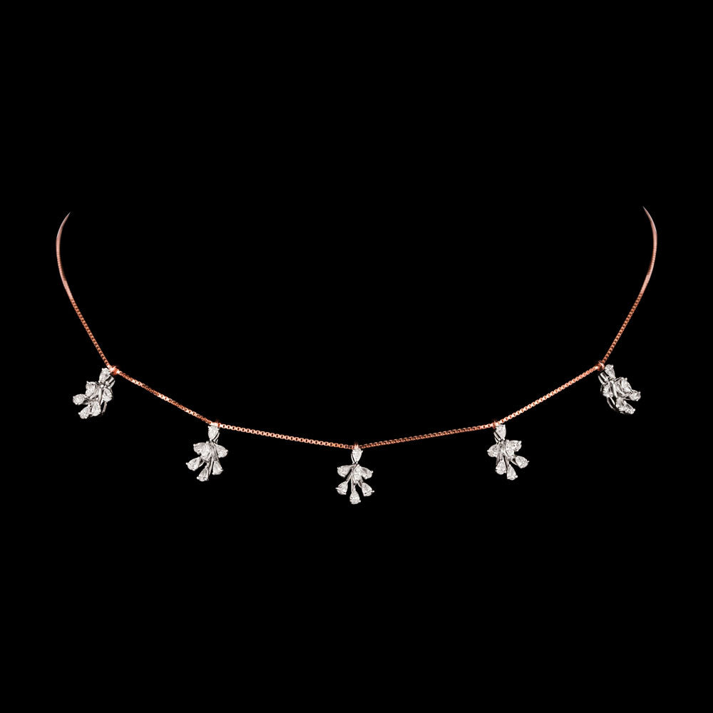 18K Rose Gold Diamond Jewellery - 1.226ct VVS-EF