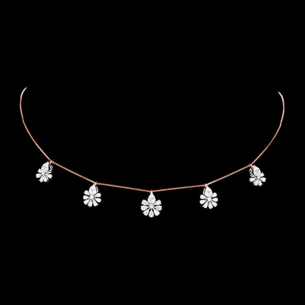 18K Two Tone Gold Diamond Jewellery - 1.557ct VVS-VS-EF