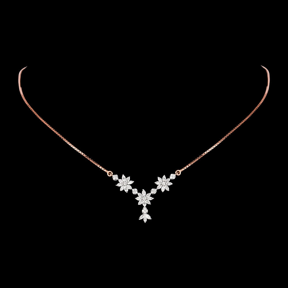 18K Two Tone Gold Diamond Jewellery - 0.644ct VVS-VS-EF