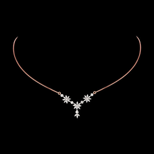 18K Two Tone Gold Diamond Jewellery - 1.125ct VVS-EF