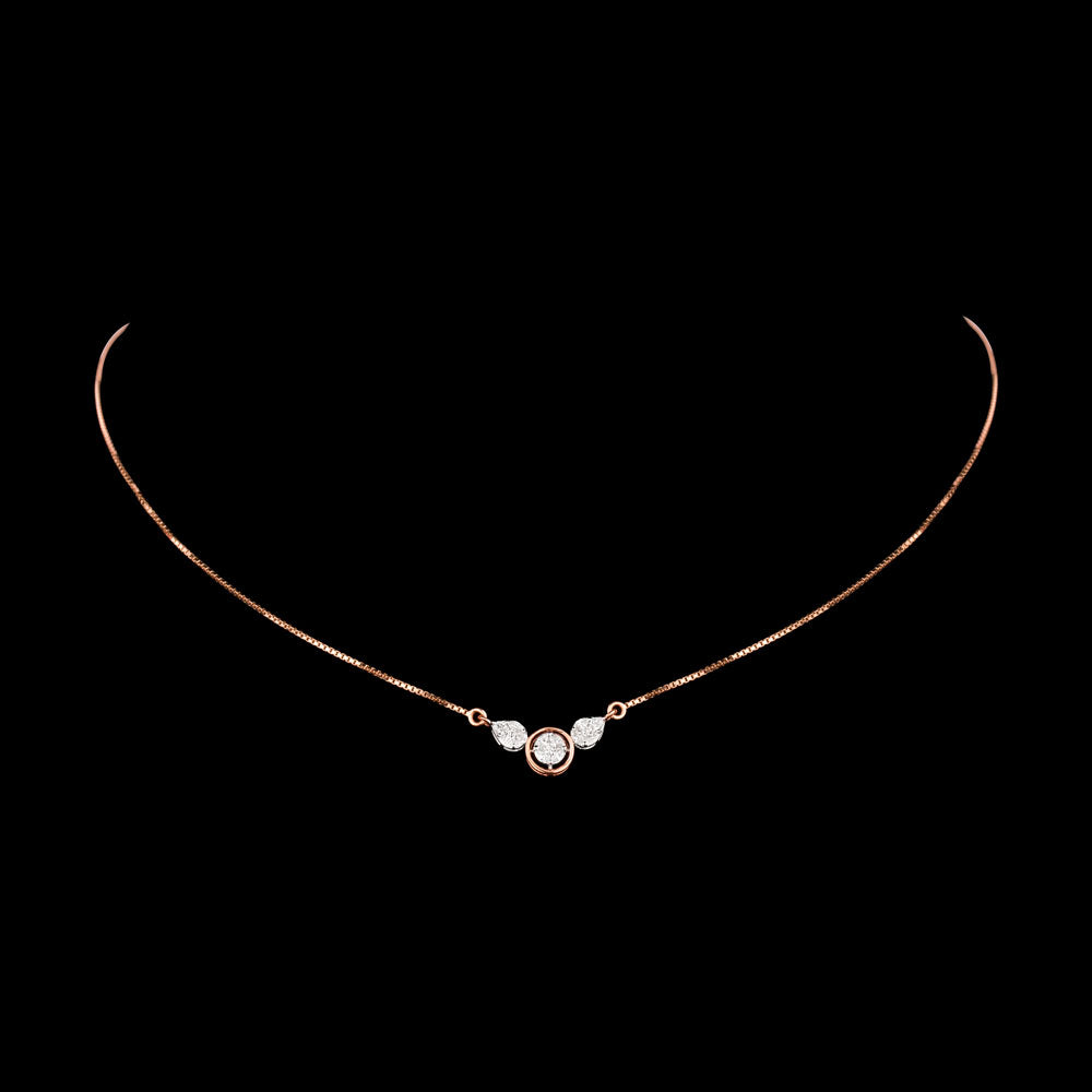 18K Two Tone Gold Diamond Jewellery - 0.332ct VVS-VS-EF