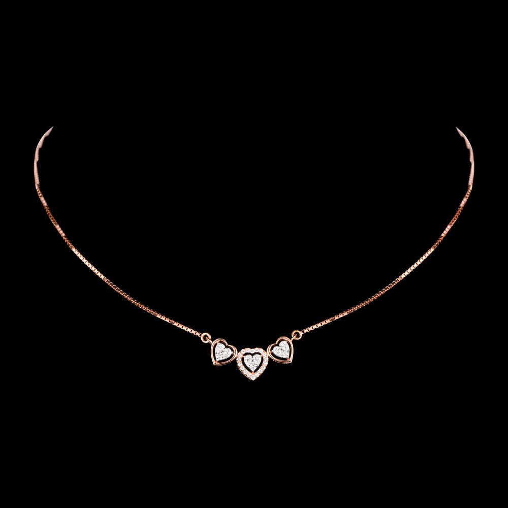 18K Two Tone Gold Diamond Jewellery - 0.329ct VVS-VS-EF