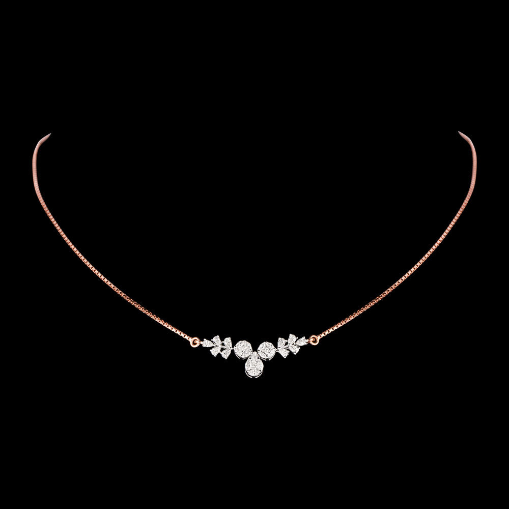 18K Two Tone Gold Diamond Jewellery - 0.717ct VVS-EF