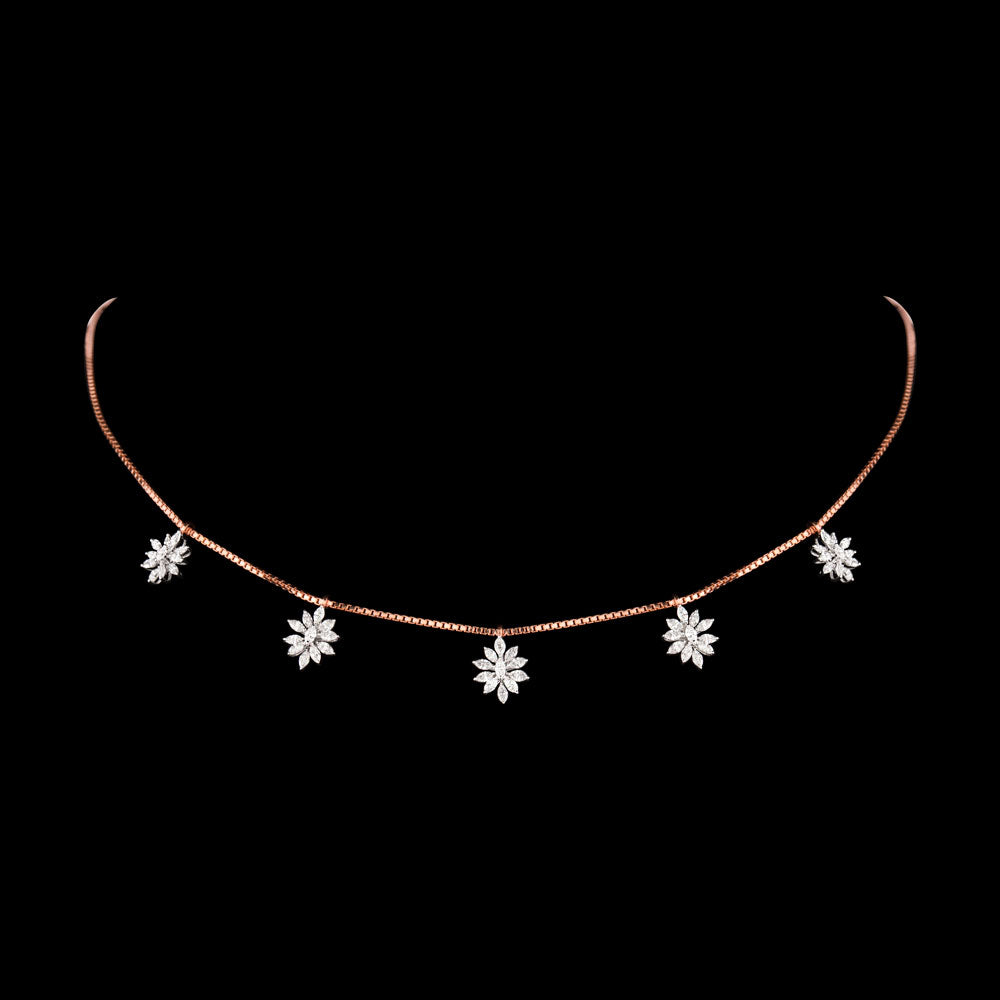 18K Two Tone Gold Diamond Jewellery - 1.235ct VVS-EF
