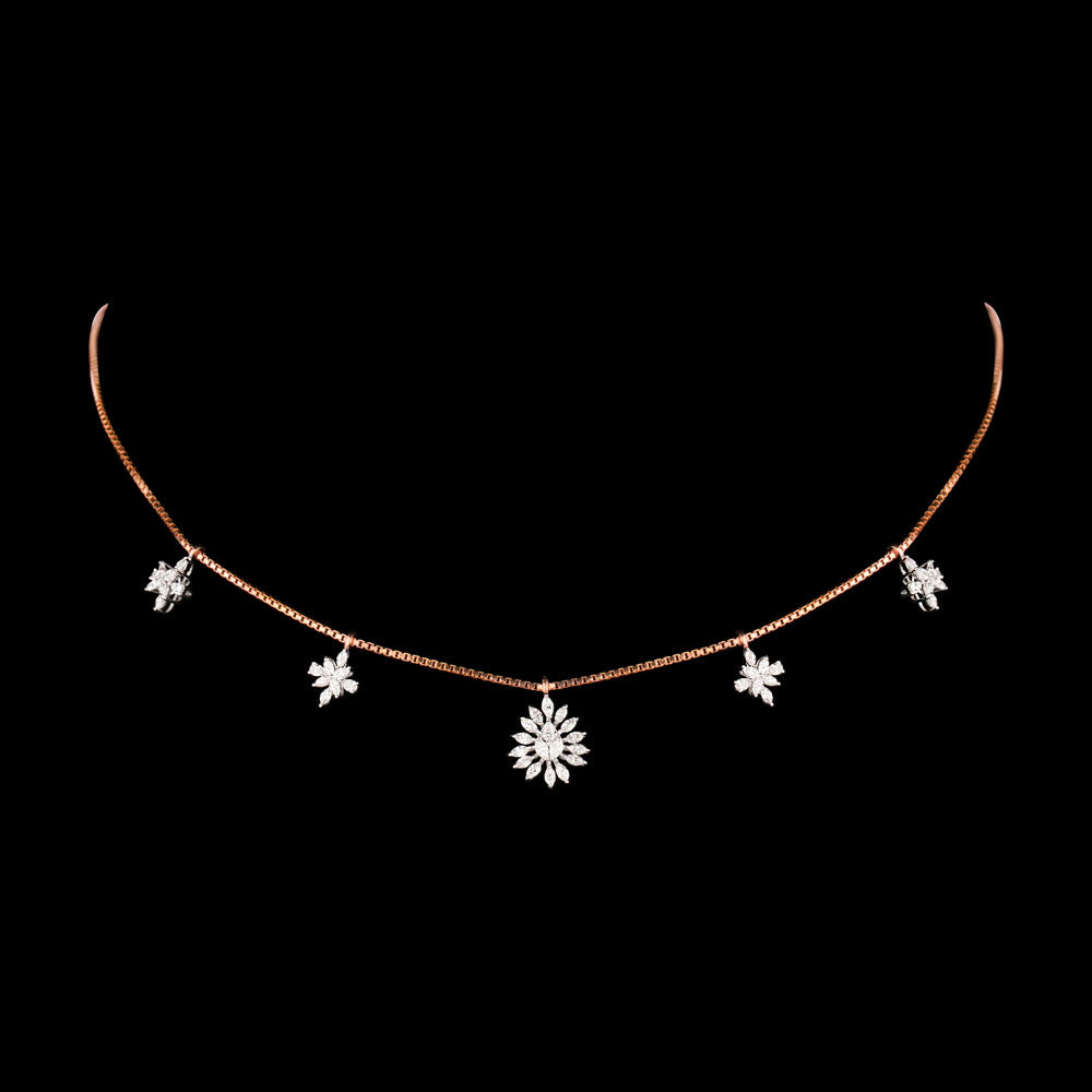 18K Two Tone Gold Diamond Jewellery - 0.969ct VVS-EF
