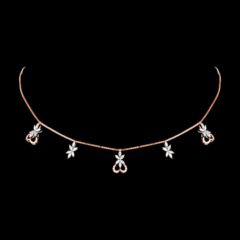 18K Two Tone Gold Diamond Jewellery - 0.918ct VVS-VS-EF